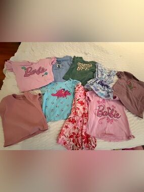 Bundle of toddler 3t tops and romper